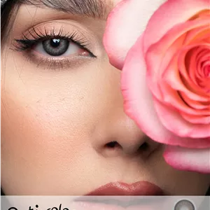 لنز طبی رنگی طوسی طبیعی اپتی کالر مدل Rita Gray