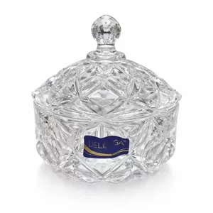 قندان بلور Delisoga طرح الماسی DSTG2056