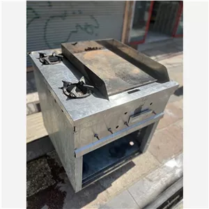 گریل روغنی 4 شعبه ترکیبی استیل پایه دار