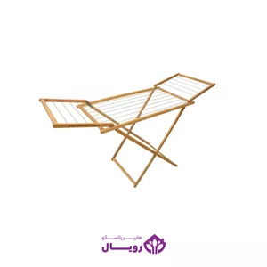 بند رخت چوبی بزرگ روشن کد 4902 بلوط