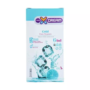 کاندوم خنک کننده ایکس دریم مدل cold بسته 12 عدد