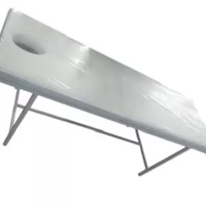 تخت ماساژ حرفه ای با پایه ثابت و جای صورت