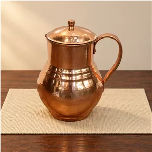 پارچ مسی درب دار قرمز نانو