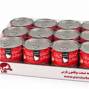 باکس 24 تایی کنسرو گوشت بوقلمون سیر و فلفل پارس