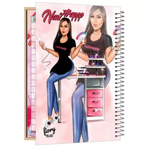 دفتر نوبت دهی خدمات ناخن مستر را مدل طرح نچرال کد fiory 2419