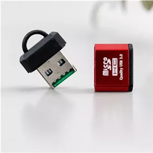 رم ریدر MicroSD،کارت خوان میکرو اس دی تک کاره USB 3.0 فلزی زنجیر دار