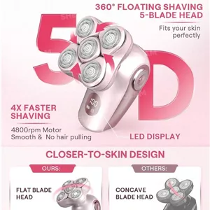 شیور برقی 5 سر شیگلم مدل Smooth Movesماشین اصلاح صورت