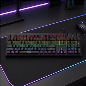 کیبورد گیمینگ مکانیکال DT-983 دی نت RGB دار