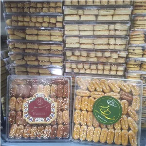 زبان ریز کنجدی، 380 گرم، ظرف کریستال
