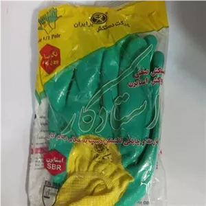 دستکش نخی استاد کار استایرن سبز کد 1100316