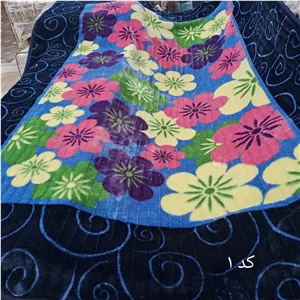 پتو نرمینه یک نفره مدل نسیم( پک 10 عددی)