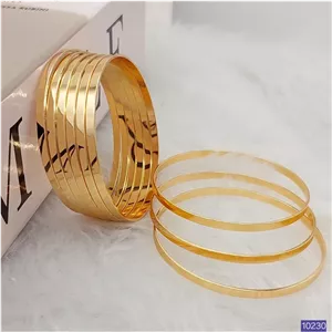 النگو 3میل آینه ای تخت جدید پک3 تایی 
