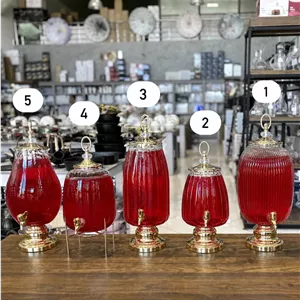 کلمن شیشه ای پایه دار Glass Ware