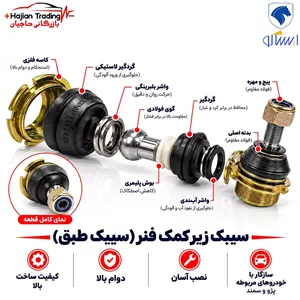 سیبک زیر کمک فنر ایساکو کد 0980400513