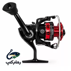 چرخ ماهیگیری قزلی مدل KM3000 مشکی قرمز