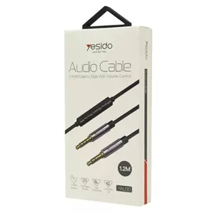 کابل AUX یسیدو مدل YESIDO YAU30 ریموت طول 1.2 متر