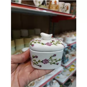 قندون مربعی سرامیکی سایز کوچک