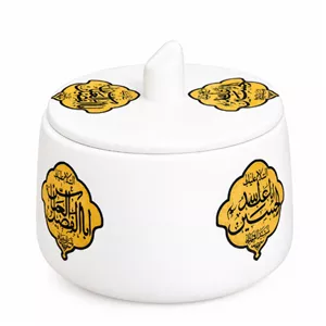 قندان چینی متوسط یا اباعبدالله الحسین و یا اباالفضل ع کد 104993