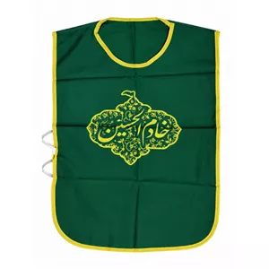کاور خادمی سبز نوجوان طرح خادم الحسین اندازه 45در60سانت پارچه کجراه کد 105004