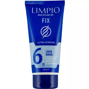 ژل مو لیمپیو مدل ULTRA STRONG شماره 6 حجم 200 میل Limpio