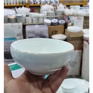 کاسه آبگوشتی لب طلایی چینی زرین 