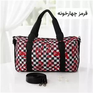 ساک مسافرتی و استخری پارچه کره ای با بند بلند و زیپ