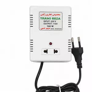 ترانس 220 به 110 ولت سیم پیچ مس-مناسب چرخ خیاطی و بخاری ژاپنی