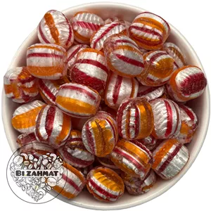 آبنبات اطلسی ( 2 رنگ ) 500 گرم