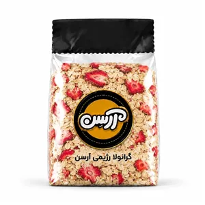 گرانولا توت فرنگی شکلاتی رژیمی آرسن - 200 گرم