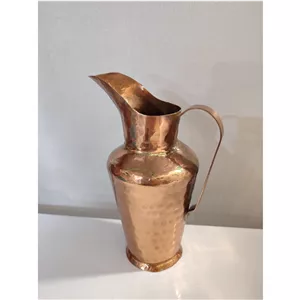 پارچ دست ساز مس مدل پاسماوری