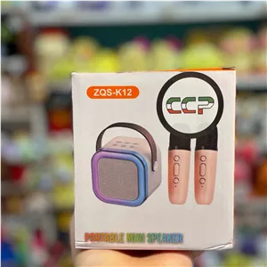 اسپیکر و میکروفن شارژی مدل ZQS-K12