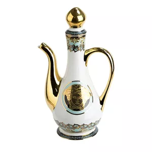 گلاب پاش چینی طرح رزنتال برند باواریا در رنگ کرم و آبی