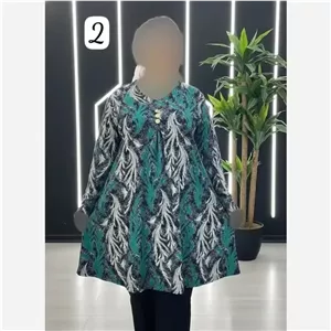 زیرمانتویی آستین بلند یقه ایستاده جنس فانریپ درجه یک سایز بزرگ