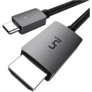 کابل USB CبهHDMI برند یونی 4Kپرسرعت1 80سانتی