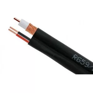 کابل دوربین ترکیبی RG59 با برق مغز مس