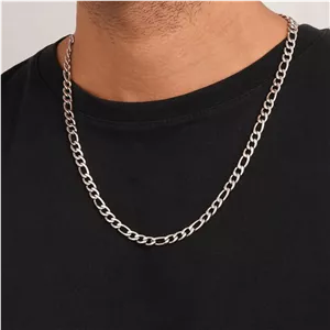 زنجیر استیل 304 فیگارو سفید 60 سانت