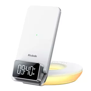 استند شارژر وایرلس و چراغ خواب رومیزی 15 وات مک دودو MCDODO CH-1610 Mg Series Multifunctional Desktop Wireless Charge...