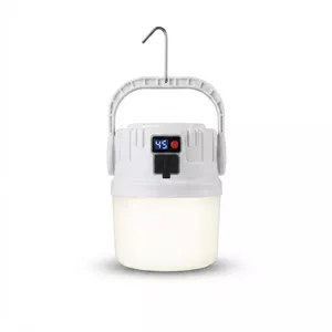 چراغ شارژی خورشیدی کمپینگ با پاوربانک و چراغ قوه Solar