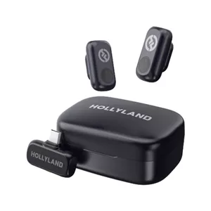 میکروفن یقه ای هالی لند مدل LARK A1 DUO با درگاه اتصال USB-C 53F