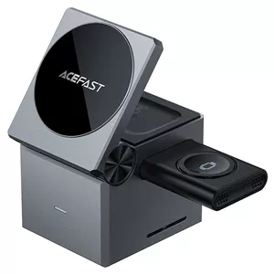 استند و شارژر وایرلس چند کاره مگ سیف ایس فست ACEFAST E18 با قابلیت شارژ اپل واچ اقساط 12 ماهه