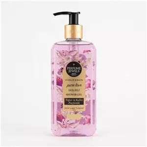 ژل حمام ایوپ صبری تونجر مدل Perfume Jewels Pure Love رایحه عطر غلیظEyup Sabri Tuncer