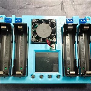 قاب تستر ظرفیت باتری 18650 چهار کاناله مدل GXHF0107