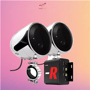  GoHawk TN4-R Amplifier Motorcycle Stereo Speakersآمپلیفایر و اسپیکر موتور سیکلت ضدآب گوهاوک TN4-R کروم
