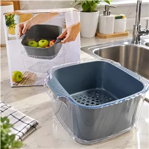 آبکش و لگن مربع  پسکرایه 
