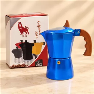 موکاپات 6 کاپ آلومینیومی تمامرنگی درب شیشهای