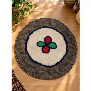 نمد درمانی پشم اصل گوسفند دایره و بیضی سایز80
