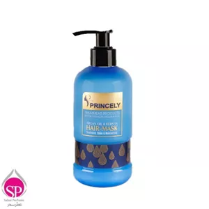 ماسک داخل حمام پرنسلی حالت دهنده حاوی روغن آرگان و کراتین 300 ml
