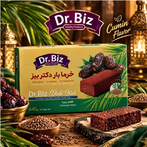 خرما بار رژیمی با طعم زیره