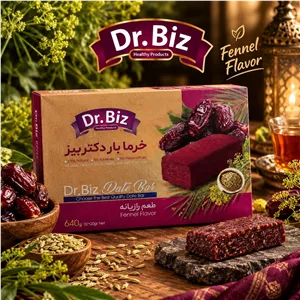 خرما بار تقویتی با طعم رازیانه
