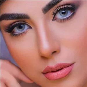 لنز دهب اسکای طوسی سبز